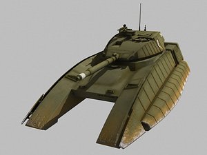 Science Fiction Tank 3D Models for Download