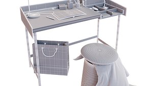 3D Bontempi Casa Secret Desk model