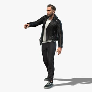 3D Handsome Male Character for Games and Animation model