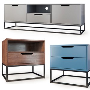 Tvstand nightstand Jameson by LuLu
