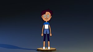 Luz Noceda from The Owl House Free Model Cartoon Style