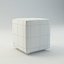 Cube Ottoman Pouf Upholstered Footstool Small Seat Stool