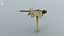 Anti-Aircraft Twin Machine Gun Turret PBR Yellow