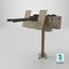 Anti-Aircraft Twin Machine Gun Turret PBR Yellow