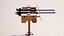 Anti-Aircraft Twin Machine Gun Turret PBR Yellow