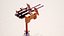 Anti-Aircraft Twin Machine Gun Turret PBR Yellow