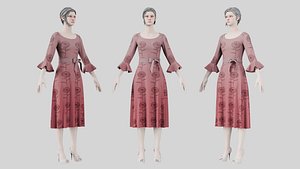 3D Dress 03 Bazaar model