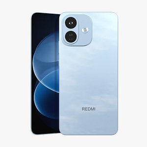 3D Xiaomi Redmi Note 17 Pro Blue