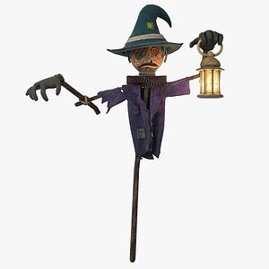 3d model scarecrow scare crow