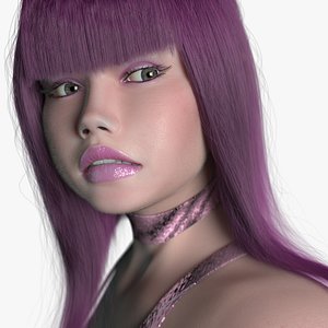 3D Zoe - 3D Female Model