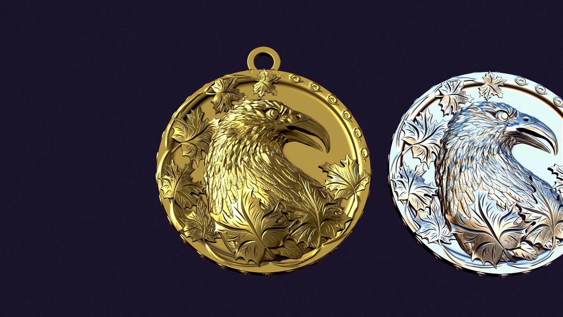 3D CROW MEDALLION model https://p.turbosquid.com/ts-thumb/6o/fRbug1/gu/01/jpg/1676400276/1920x1080/fit_q87/761816cf66232387fe0b1332545c972e64d44e80/01.jpg