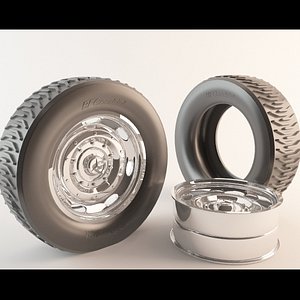 tire rim 3d model