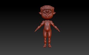3D model Orc without horns