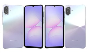 Samsung Galaxy A07 5G Light Violet 3D