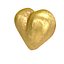Coeur de bonbons au chocolat en feuille d'or