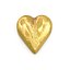 Coeur de bonbons au chocolat en feuille d'or