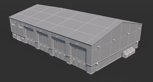 3D industrial buildings - TurboSquid 1439366