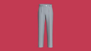 3D Men Mono Crease Trouser