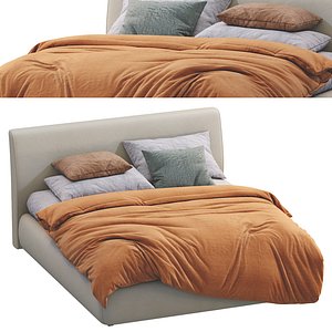 Lecomfort Leather Bed Break 3D model