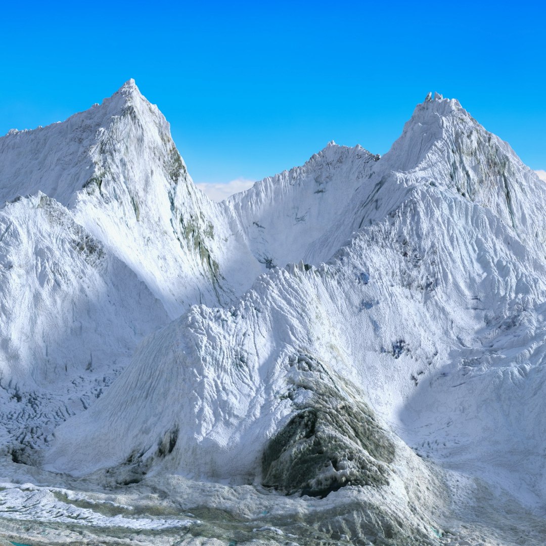Everest 3D model preview