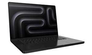 Apple Macbook Pro16 inch Black 3D