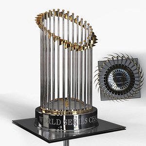 MLB Baseball World Series Champions Trophy Award 3D model