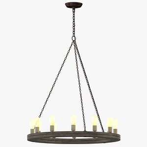 Contemporary Ceiling Light On