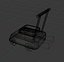 cartoon lawn mower 3D model