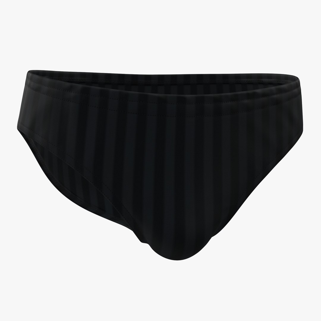 Mens Bathing Suit 3D model preview