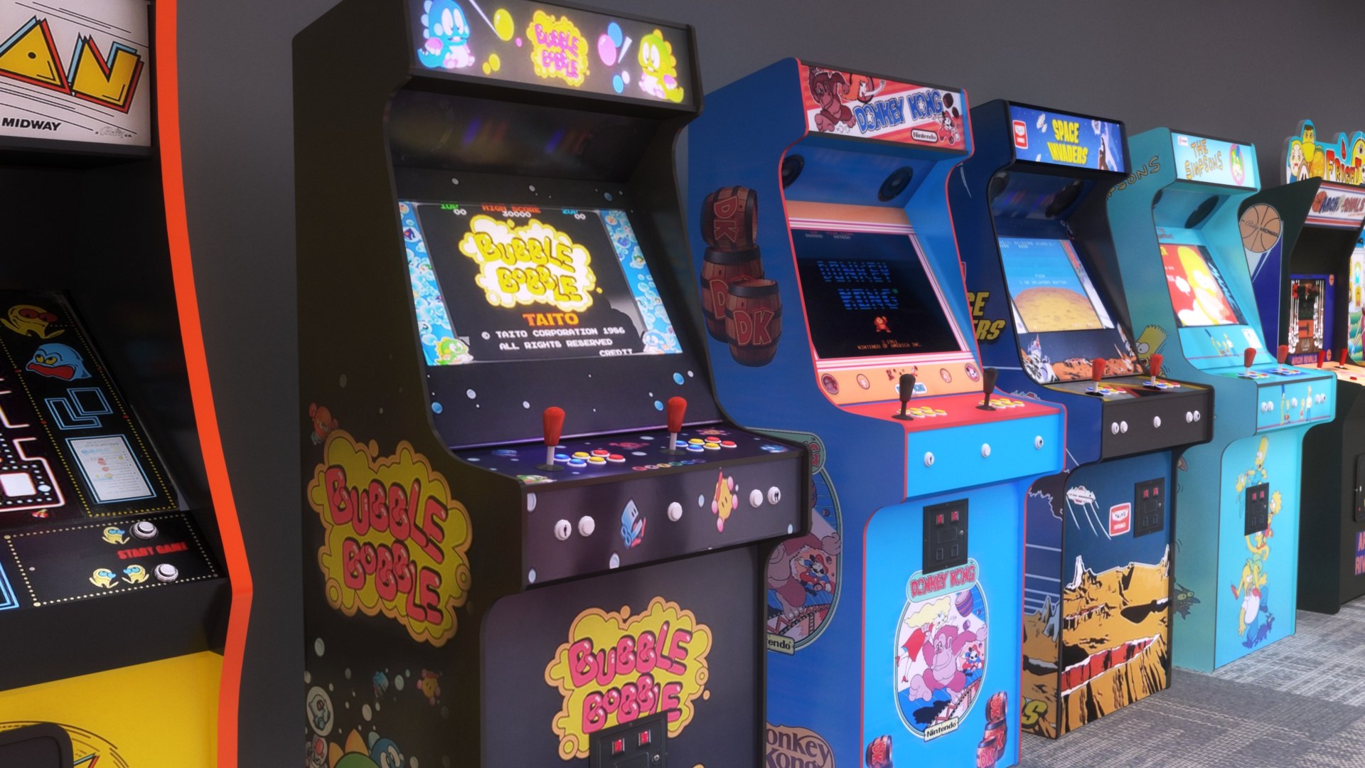 3D Arcade Game Center https://p.turbosquid.com/ts-thumb/6p/GnMqhC/PV/arcadegamecenterinterior3/jpg/1770905959/1920x1080/fit_q87/442c00c34e23a0bfcfa99c912a85a55fbd70471b/arcadegamecenterinterior3.jpg
