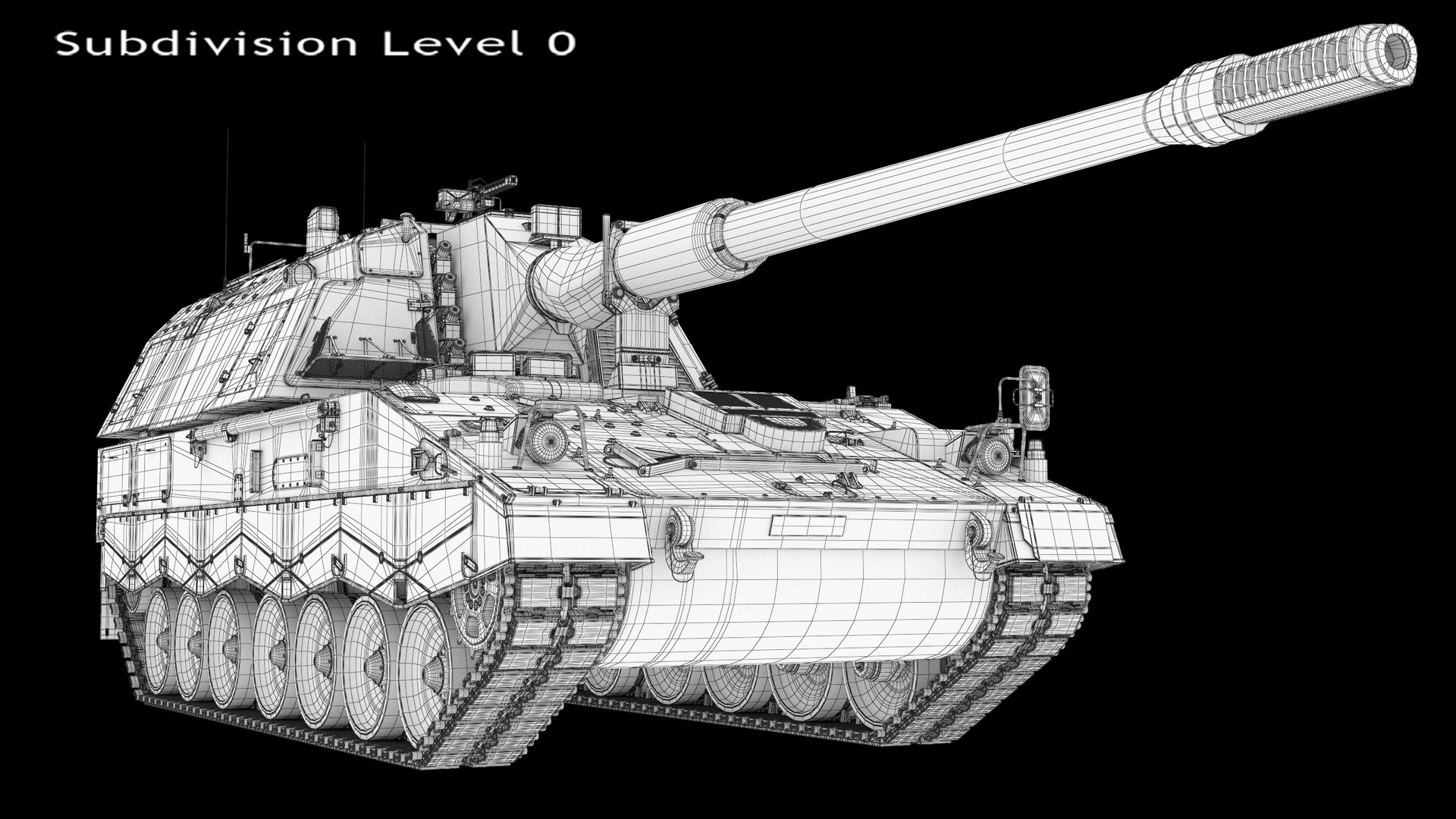 SPH Panzerhaubitze 2000 Howitzer Model - TurboSquid 2329394