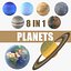 Planets 3D Models Collection