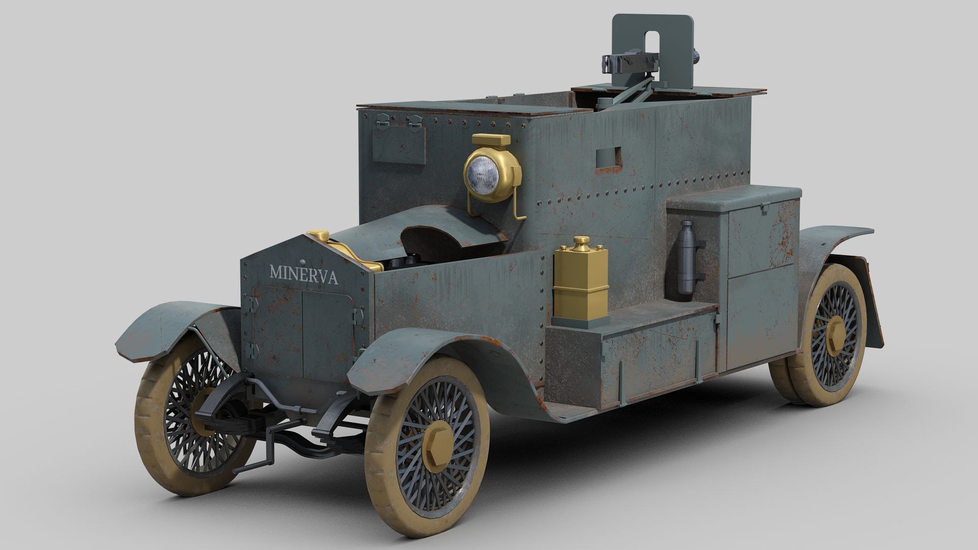 3D Minerva Armored Car - TurboSquid 2032161