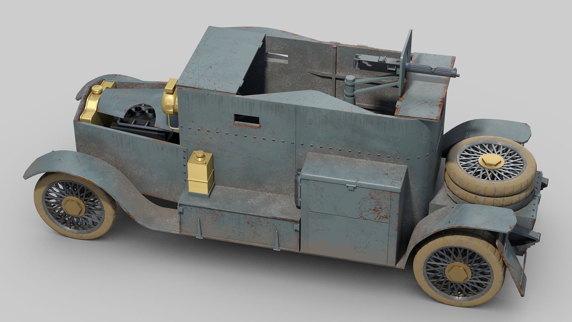 3D Minerva Armored Car - TurboSquid 2032161