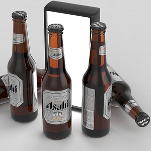 Beer Bottle Asahi Super Dry 330ml