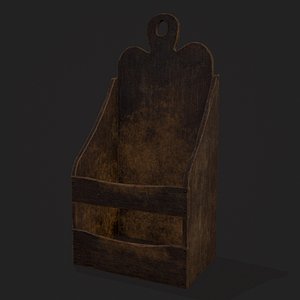 Rustic Medieval Wooden Holder