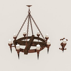 3D Contemporary Ceiling Light
