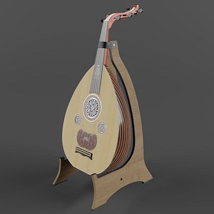 Oud The Turkish Butterfly 3D model