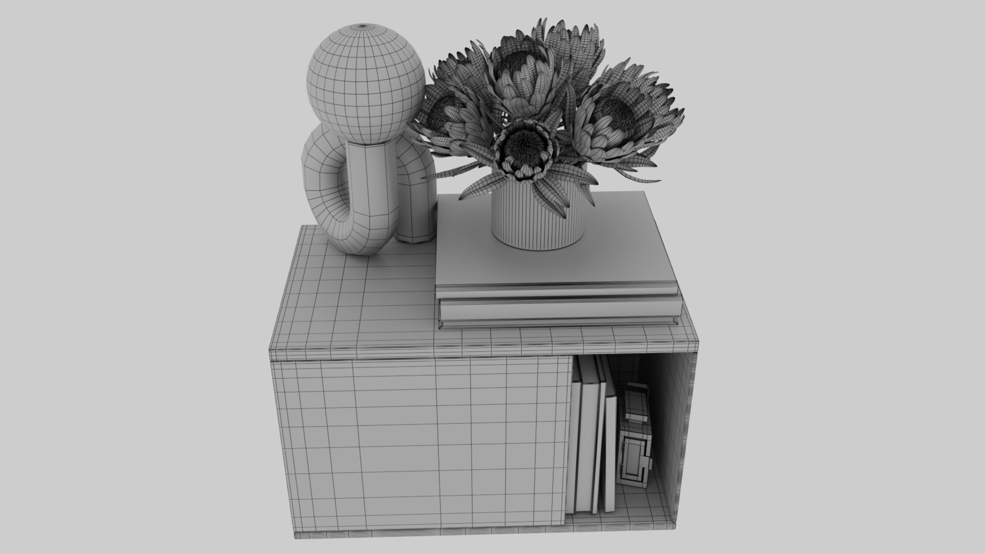 3D Bed Side Table Model - TurboSquid 2161055
