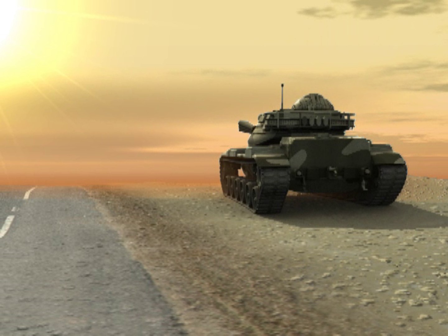 Complete Tank Rig 3d Model