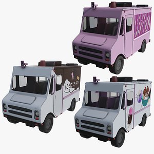 Ice Cream Truck With x3 Skins