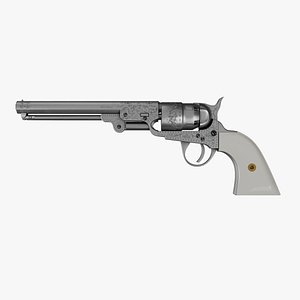 3D Colt-1851 Navy Engraved model