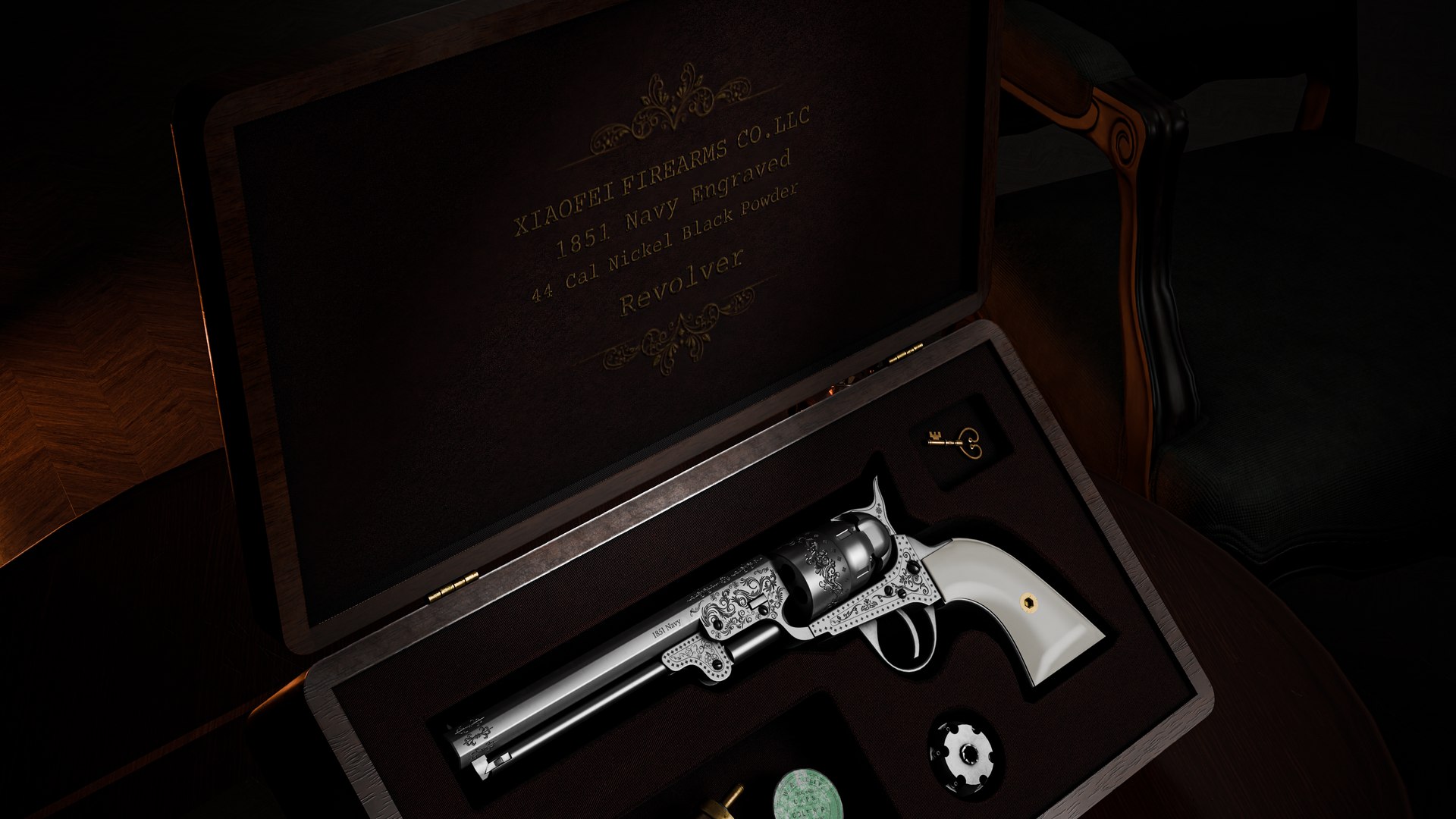 3D Colt-1851 Navy Engraved model https://p.turbosquid.com/ts-thumb/6p/UqYQr2/FW/6/png/1726750281/1920x1080/fit_q87/7f486216ee5d3f7812b76e77981383f9b241168b/6.jpg