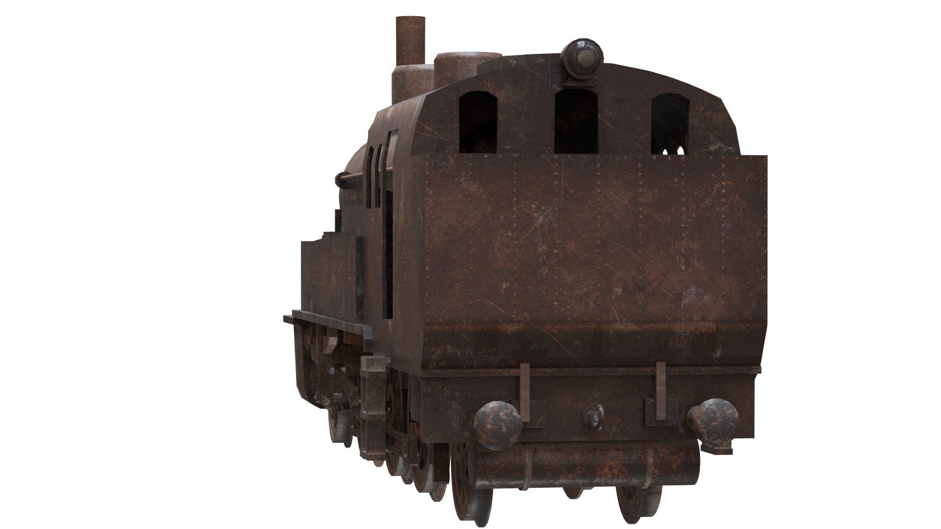 3D Train Redshift Rusty - TurboSquid 1471574