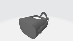 3D VR glasses model