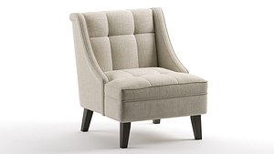 3D Clarinda Accent Chair model