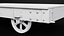 Wooden Platform Trolley Table with Fabric - 4K PBR Game Ready