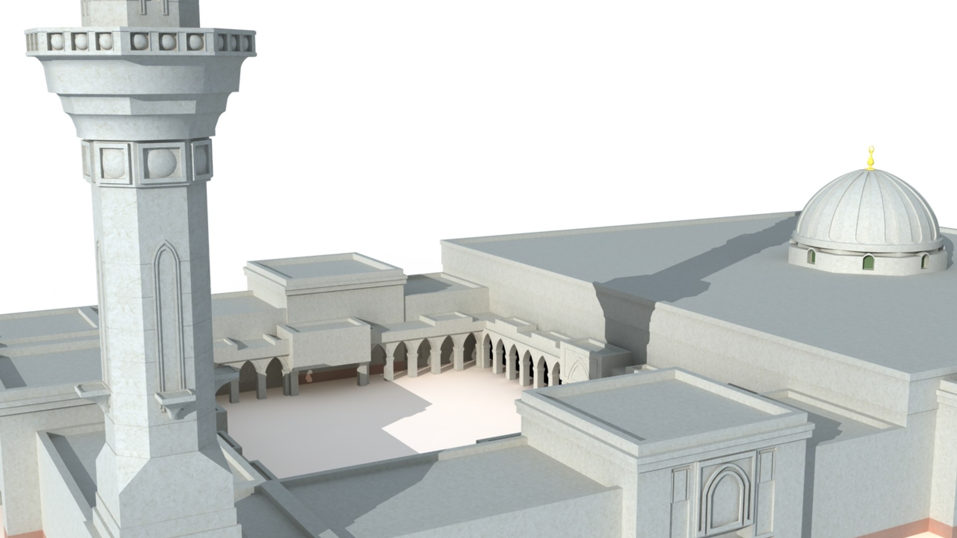 3D Masjid Saba - TurboSquid 1478729