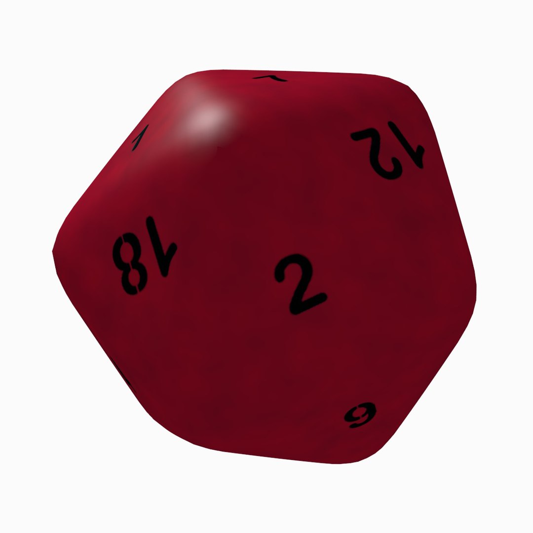 3d Model Sided Dice