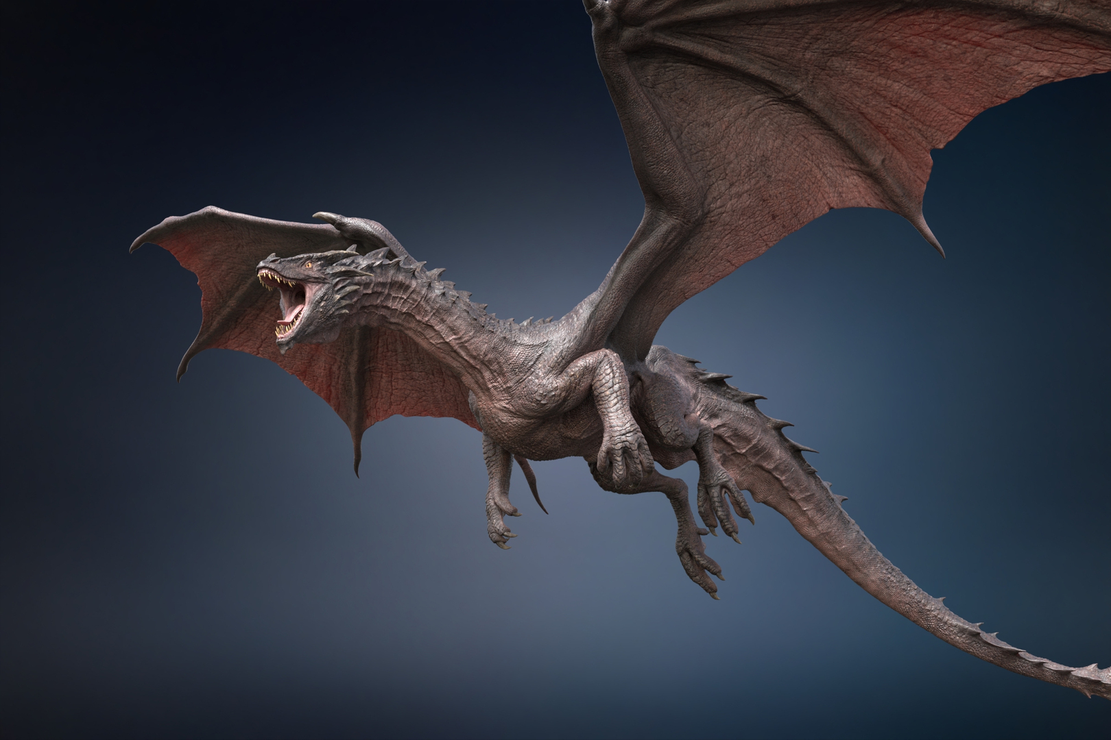 3D Dragon Adult Rigged model - TurboSquid 1767258